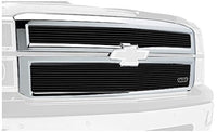 2014-2015 Silverado 1500 T-Rex Grilles Billet Grille, Black, 2 Pc, Replacement - PN #20121B