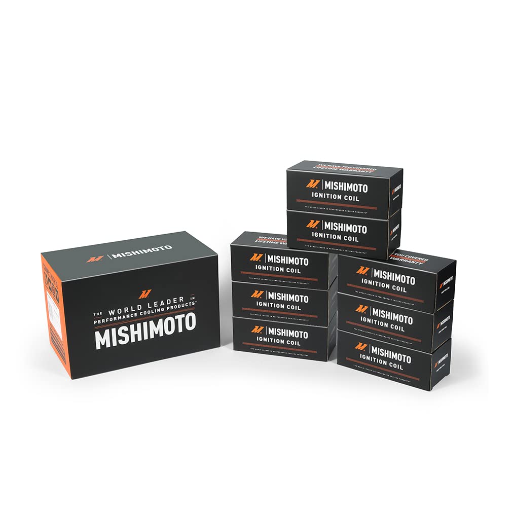 Mishimoto Compatible Ignition Coil With BMW M54, N20, N52, N54, N55, N62, S54, S62 2002+, Set of 8