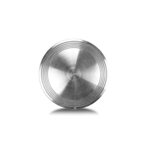 Horn Button Lecarra 3340, Billet Aluminum, Single Contact, Domed Smooth, Machined Finish for