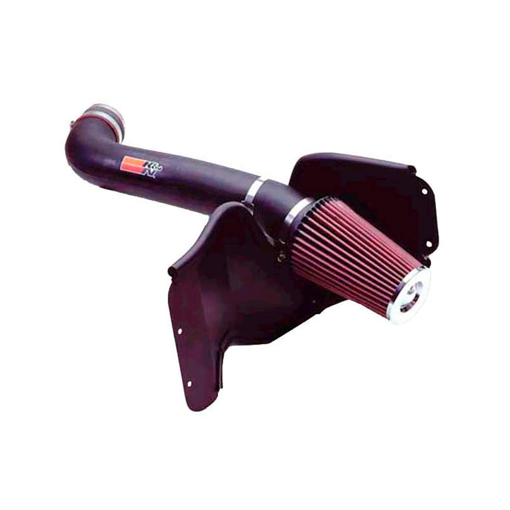 Cold Air Intake System K&N: Dry-Flow Air Filter, Increase Performance & Towing: Compatible with1997-2006 JEEP: TJ, Wrangler, 57-1514-1