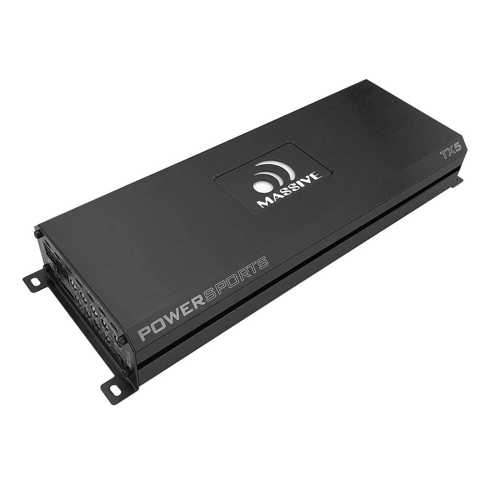 5-Channel Massive Audio Trident 1560W RMS Class-D Full Range Marine Amp TX5