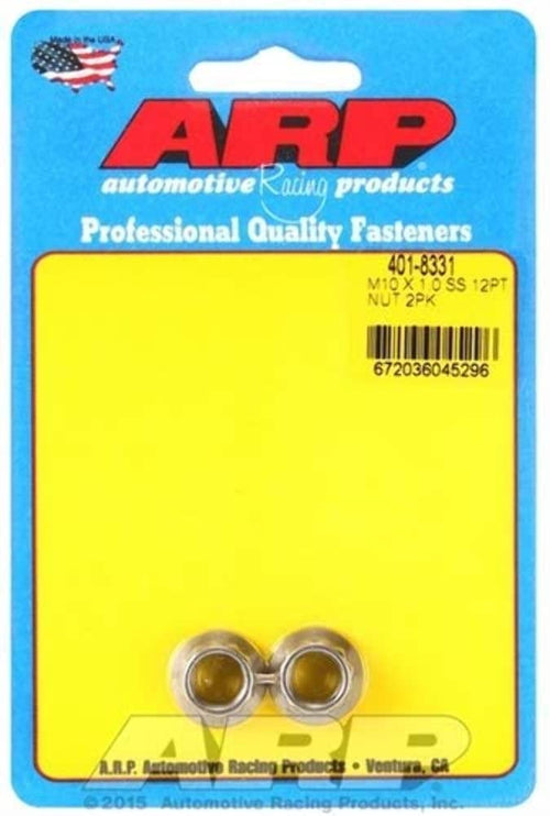 ARP 12PT M10 x 1.0 SS 401-8331 Nut Kit