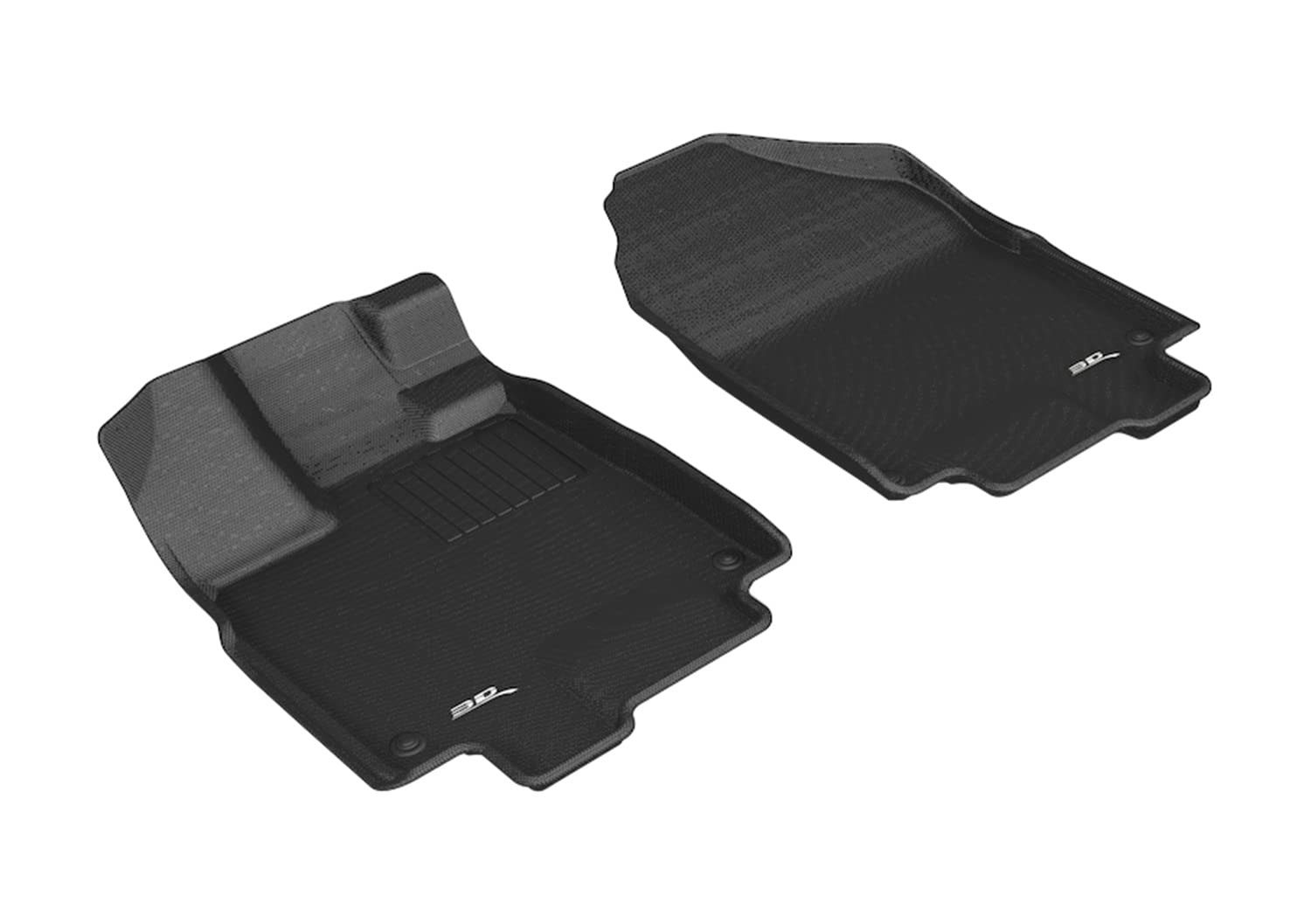 3D MAXpider Kagu Custom Fit Floor Mat (Black) Compatible with Honda Odyssey 2018-2026 - Front Row