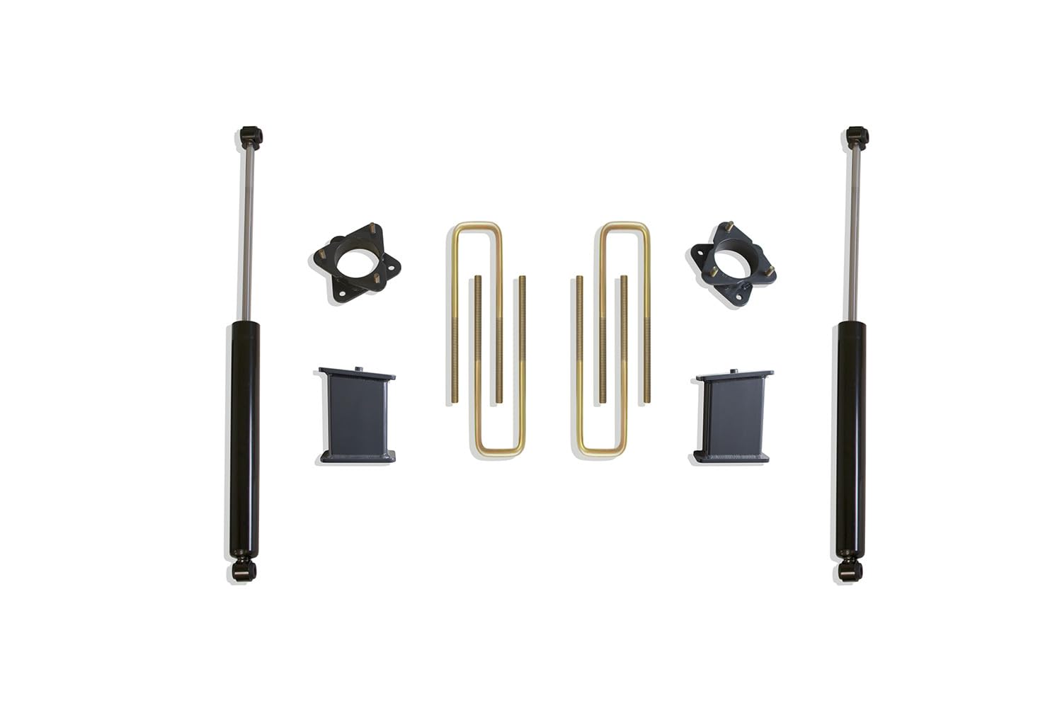 Suspension Lift Kit Maxtrac Suspension 901355 Component (3In Strt. Spacr, 4In Blks, U-Bolts, 1In Shkle, Maxtrac Shocks 2900Ll)