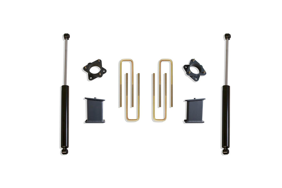 Suspension Lift Kit Maxtrac Suspension 901355 Component (3In Strt. Spacr, 4In Blks, U-Bolts, 1In Shkle, Maxtrac Shocks 2900Ll)