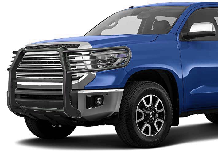 Bumper Guard Modular Black Black Horse Grille Compatible with 2008-2022 Toyota Sequoia|2007-2021 Toyota Tundra(Excl. 08-21 Platinum/Limited)-17A098900MA