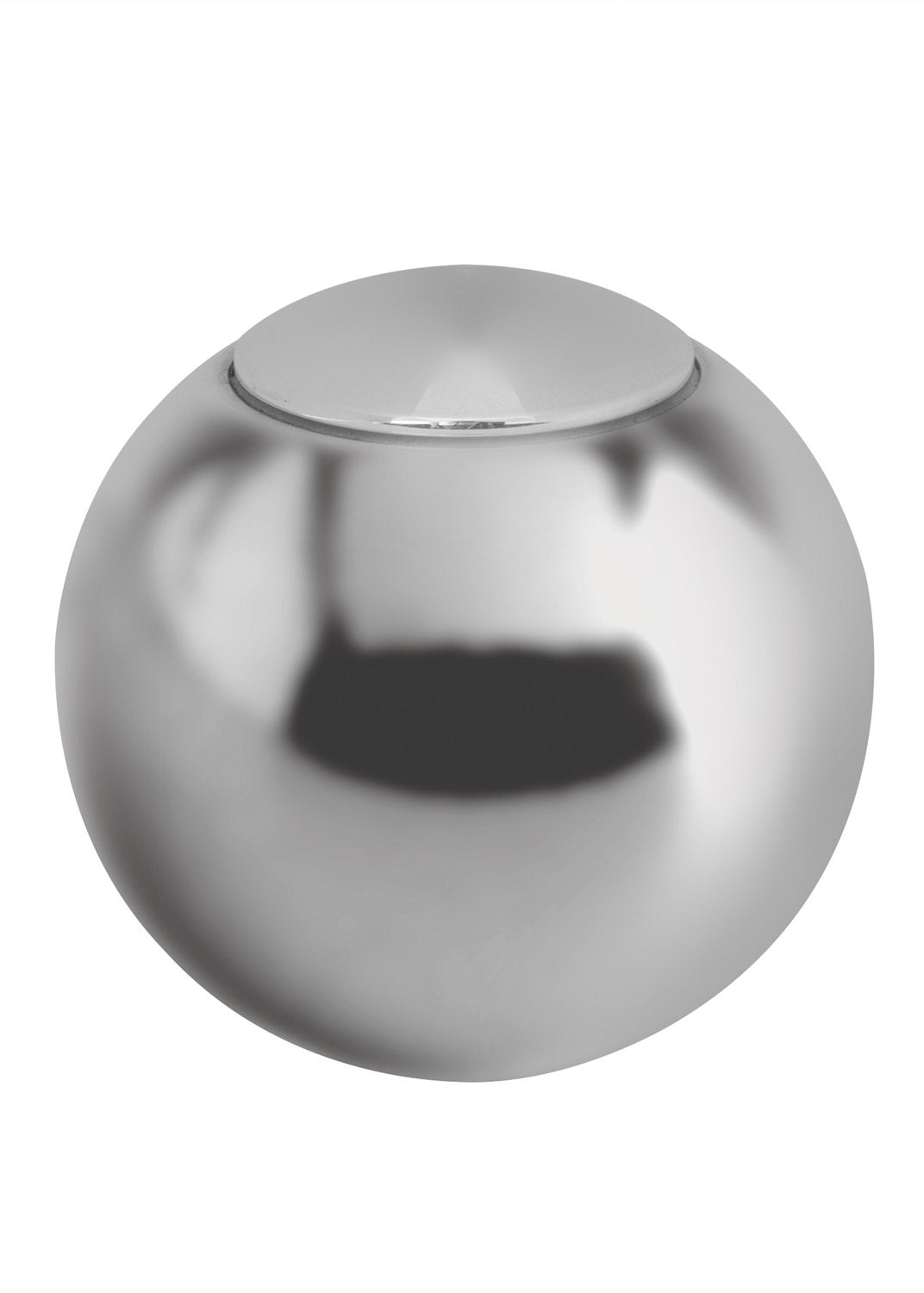 2" Auto Transmission Shifter Knob Lokar SK-6922 with Plain Push Button (Polished Finish)
