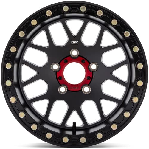 KMC Grenade ATV BEADLOCK 14x10 4x137.00 Satin Black (0mm)