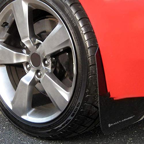 Rally Armor Black, Silver MF15-UR-BLK/SIL Mud Flap with Logo (V2 08-11 STI (Hatch only) / 11 WRX (Hatch only) UR), 1 Pack
