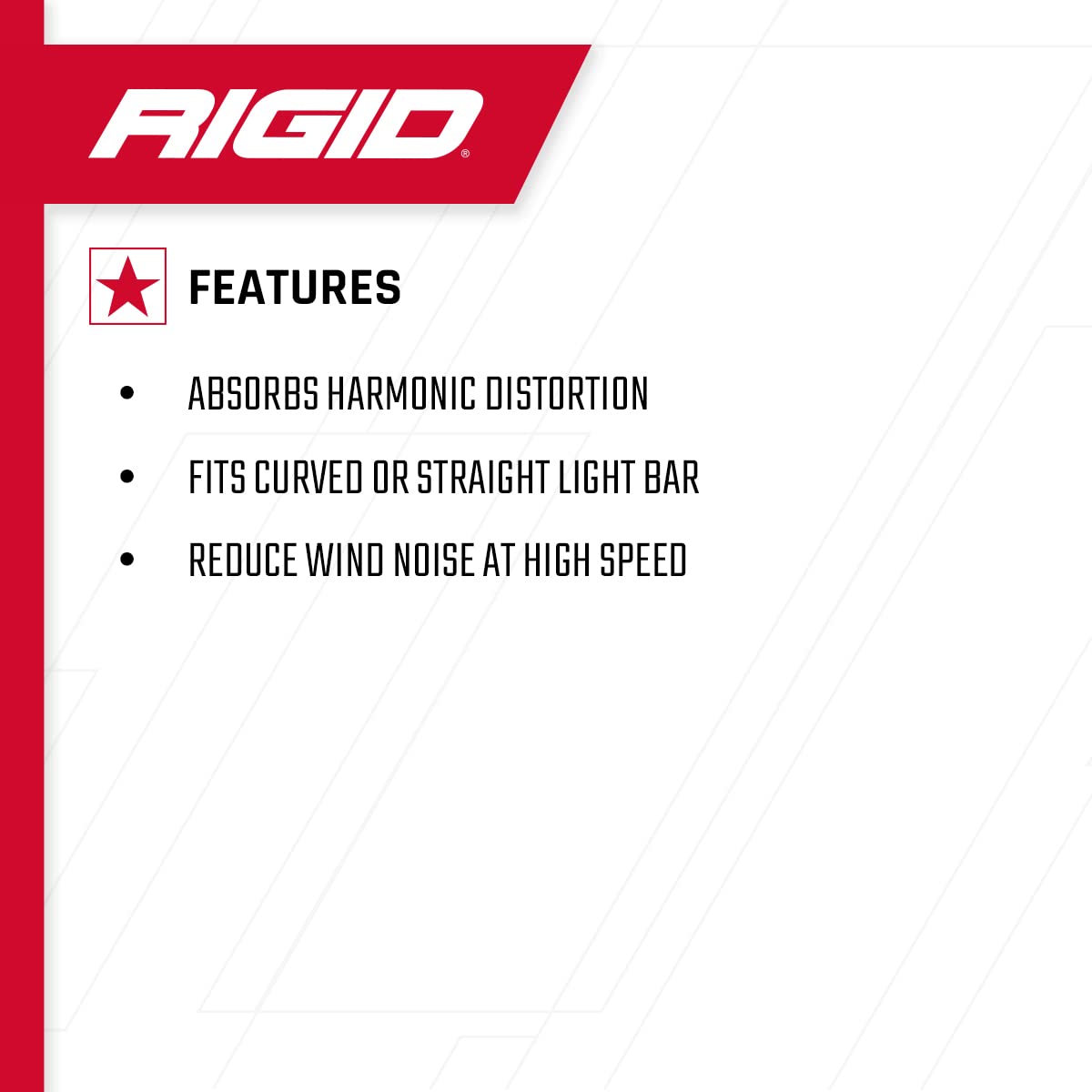 E/RDS-Series Rigid Industries 40280 Resonance Damper