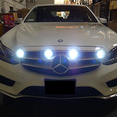 2PC Spec-D Tuning LED-EAGLE12WH 3W Eagle Eye LED Car Motor DRL Daytime Running Backup Tail Bulb Light White