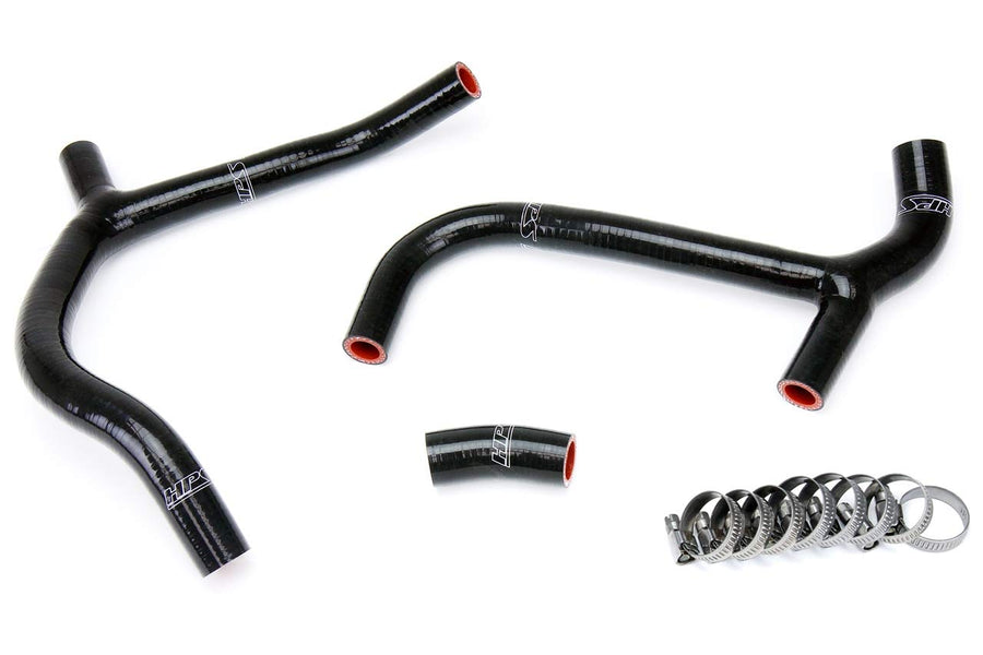 Black HPS 57-1236-BLK Silicone Radiator Coolant Hose Kit
