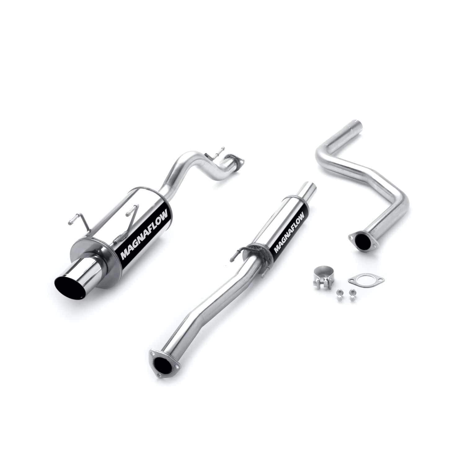 Performance MagnaFlow Exhaust System 15653: Cat-Back, Street Series, Compatible with 1994-2001 Acura Integra