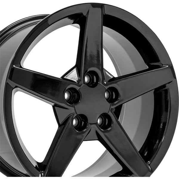 CV06A-18095-5475-58B Black Wheel OE Wheels LLC Painted (18 x 9.5 inches /5 x 120 mm, 58 mm Offset)