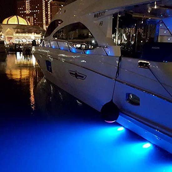 Lumitec Underwater SeaBlazeX2 LED Light - 6000 Lumens, Dual Color White/Blue & RGBW Spectrum - Solid Bronze - PLI Enabled, Easy Surface Mount Design - 3-Year Warranty - Boat Lighting, White/Blue