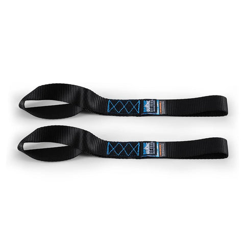 Heavy-Duty Borne Off-Road Ratchet Tie-Down Kit (2-Pack), Black