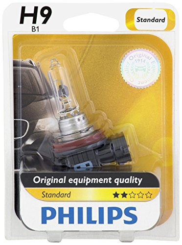 H9 Standard Philips Halogen Replacement Headlight Bulb, 1 Pack