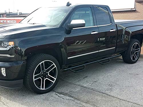 N-Fab Steps Nerf | Textured Black, Wheel-to-Wheel w/ Bed Access | D9790QC-6-TX | Fits 1994-2001 Dodge RAM 1500/2500/3500 Quad Cab 4 Door 6.4' Standard Bed, SRW/DRW Gas/Diesel
