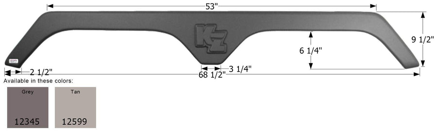 Fender Skirt ICON, Tandem, KZ, FS2345, Tan
