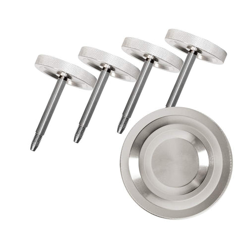 D-JP-180017-BL | DV8 Offroad | Door Surround Knob Set for 97-06 Wrangler TJ | Billet Aluminum Construction | Complete Set | Direct Replacement
