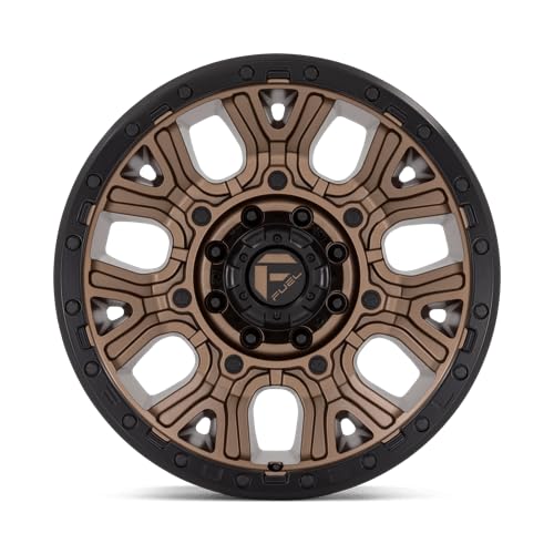 D826 TRACTION FUEL OFF-ROAD 20X9, 8X170, 5.04, 1mm MATTE BRONZE WITH BLACK RING - D82620901750
