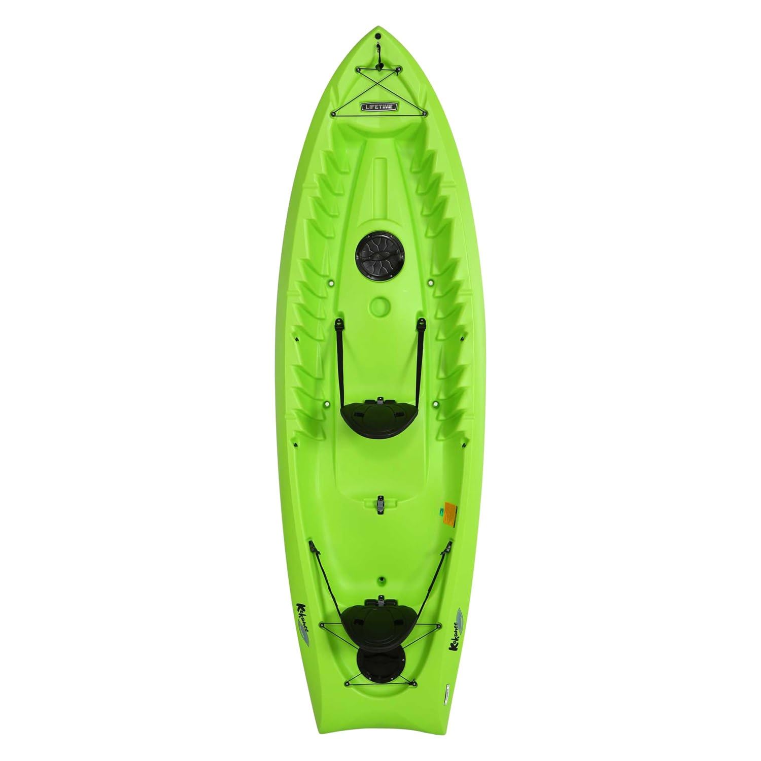 Kokanee Lifetime Sit-On-Top Kayak, Lime, 10'6"