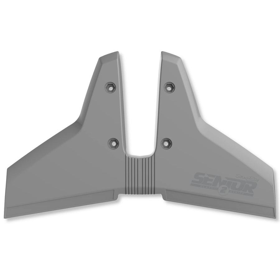 HYDROFOILS STINGRAY - Classic Senior 2 Hydrofoils for 40-300 hp (Grey) - Stabilizer Fins for Outboard/Outdrive Motors - Made in The USA