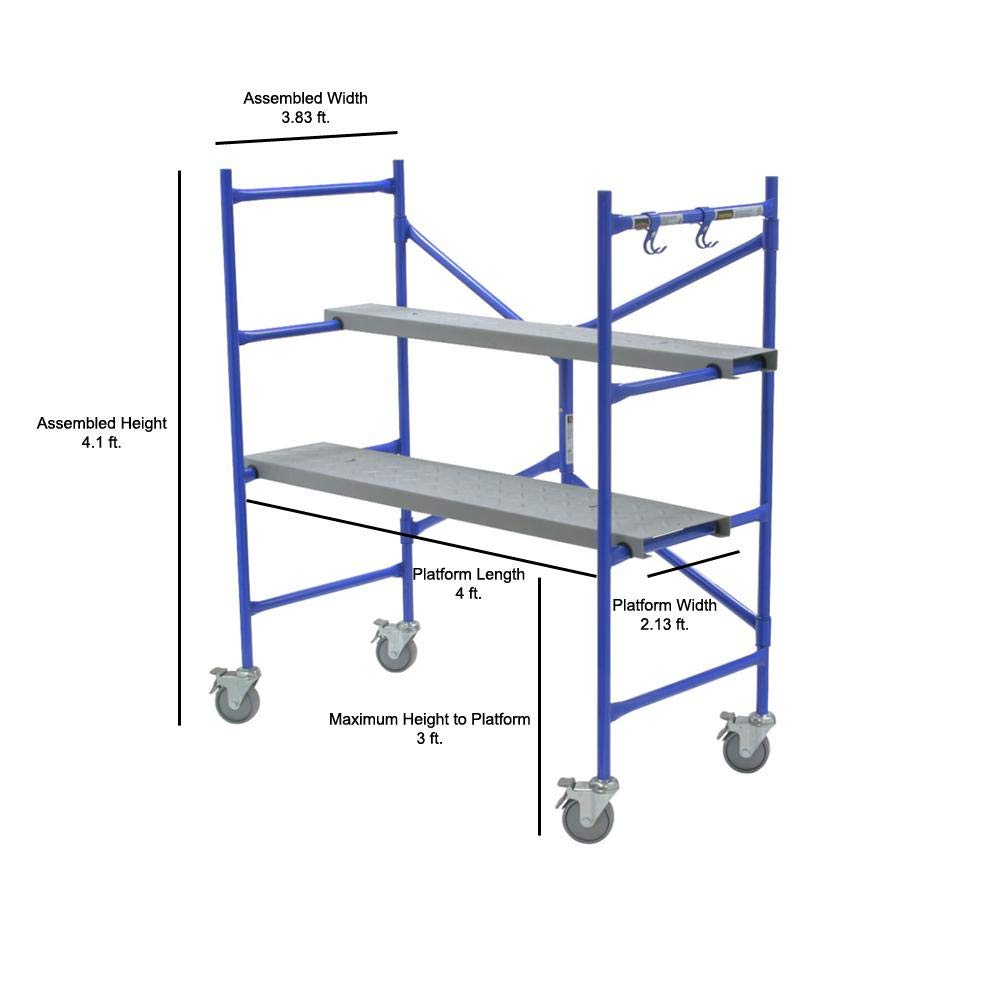500-Pound Capacity Portable Werner Scaffold PS48