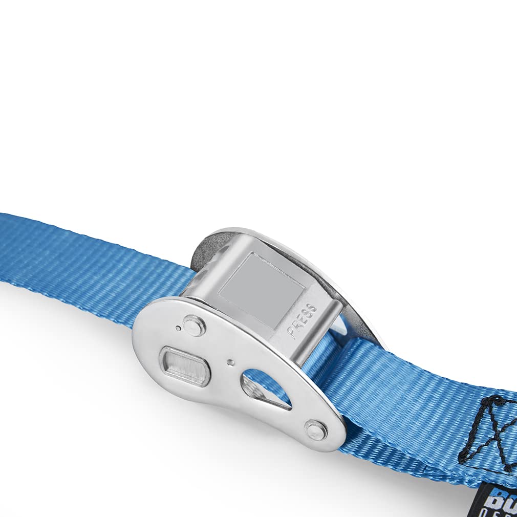 Cambuckle Tie-Down Kit Borne Off-Road (2-Pack), Blue