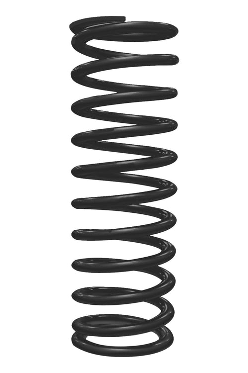 QA1 Spring, High Travel Cr-Si 2-1/2" Id, 14" X 250 Lbs/In. Black Pwdr Coat