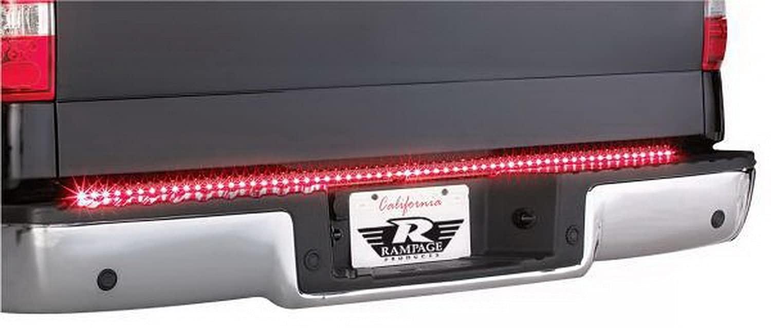 49" RAMPAGE PRODUCTS LED Tailgate Light Bar | Black, Superbrite LED 5 Function, Brake, Left/Right Turn Signals, Flasher/Running Lights | 960135 | Universal Fit