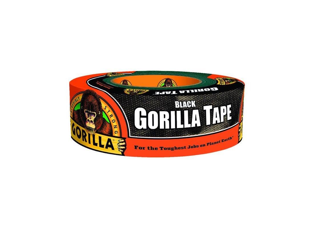 Gorilla Tape Gorilla, 3" Core, 1.88" X 30 Yds, Black