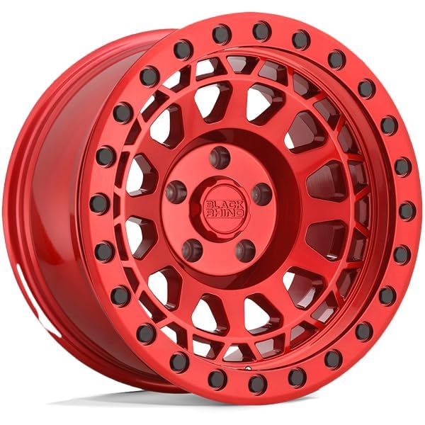 Black Rhino PRIMM Hard Alloys 17X9 5X5.0 4.29-18mm CANDY RED W/BLACK BOLTS - 1790PRM-85127R71