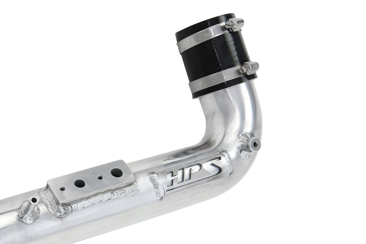 HPS Performance Upper Charge Pipe Polished Cold Side Compatible for 2018-2022 Honda Accord 1.5L Turbo, 17-134P