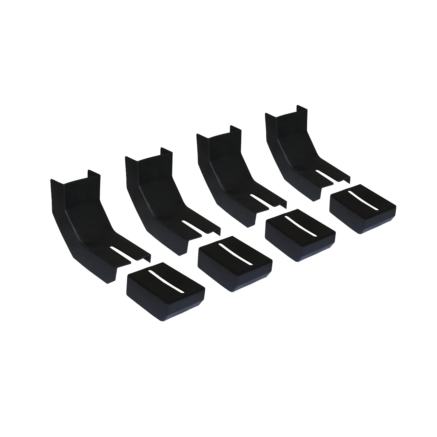 RB-BKC4: RAPTOR Series Black Thermoplastic Rubber Bracket Covers