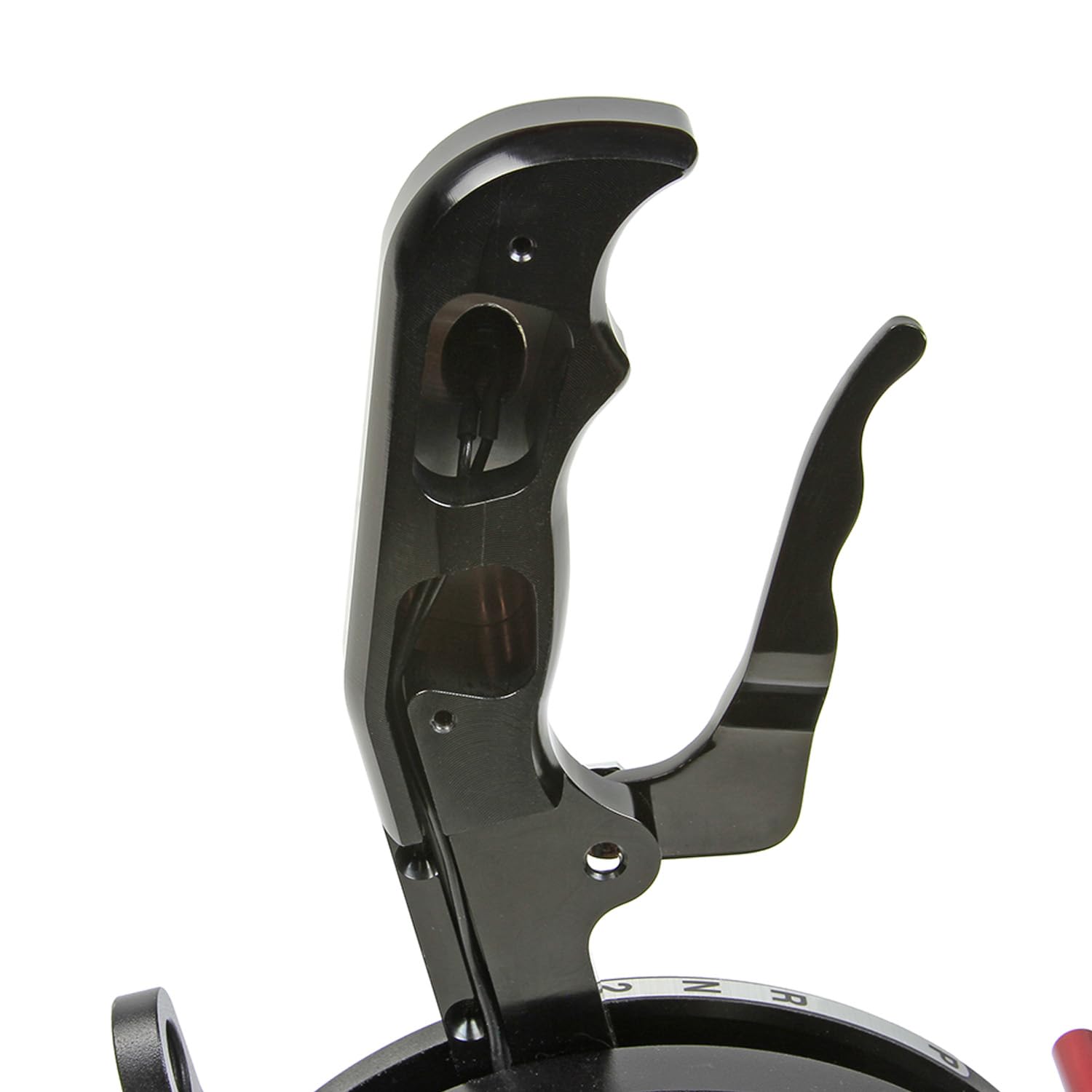 Optional B&M 81060 Side Plate with Integral 12-Volt Actuator Button for Magnum Grip Shifters