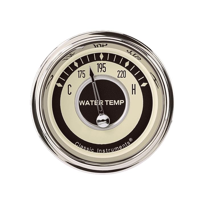 Nostalgia Vt Classic Instruments 2-1/8" Water Temperature Gauge NT26SHC