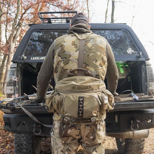 Ultimatum BOG Lumber Fanny Hunting Pack with 1100 cubic in Capacity, 2.44 lb Lightweight Design, and YKK Zippers for Hunting, Hunting Accessories, Day Pack