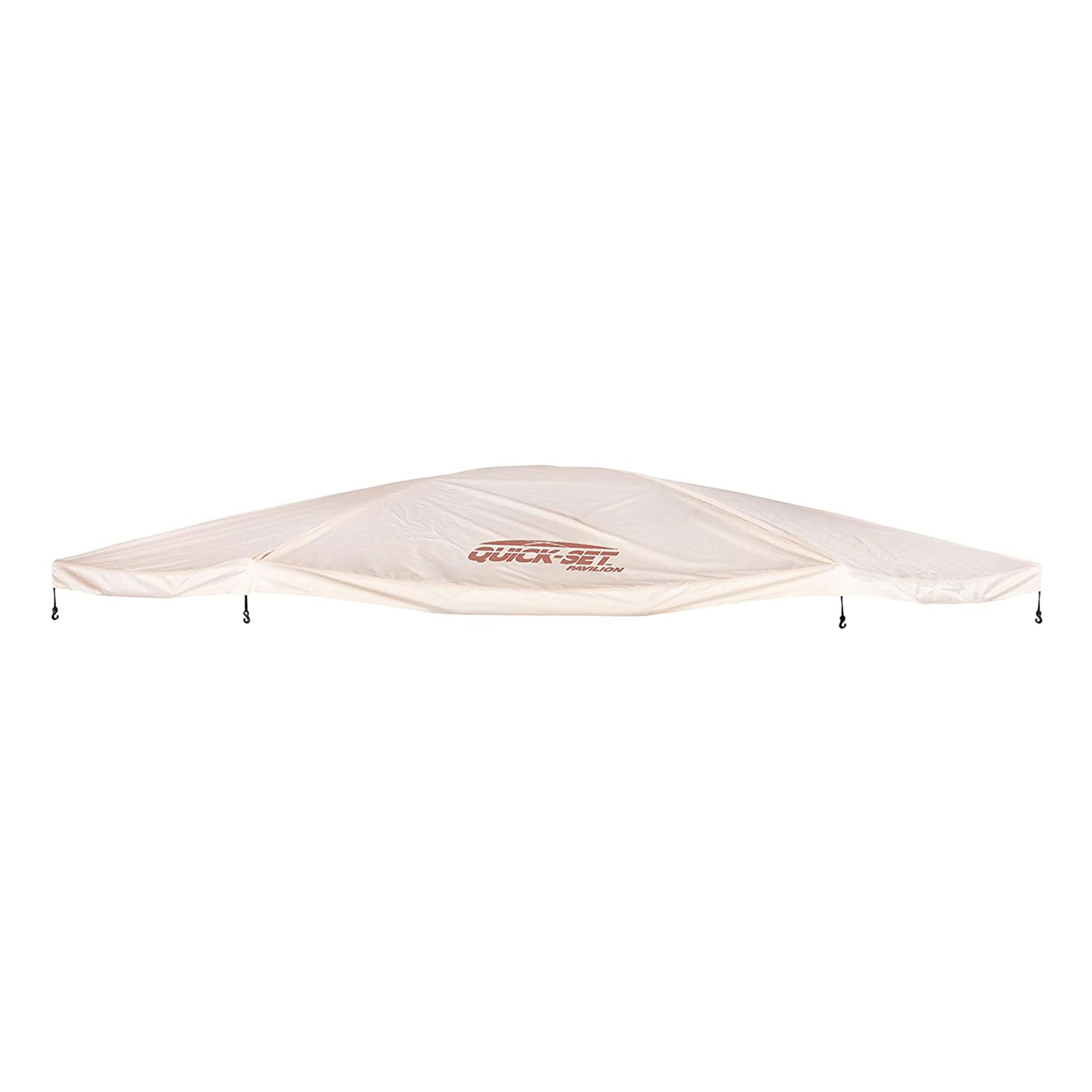 CLAM Quick-Set Pavilion and Pavilion Camper Rain Fly Additional Water and Sun Resistance for Canopy Pop Up Tent Models, Light Tan (Tent Not Included)
