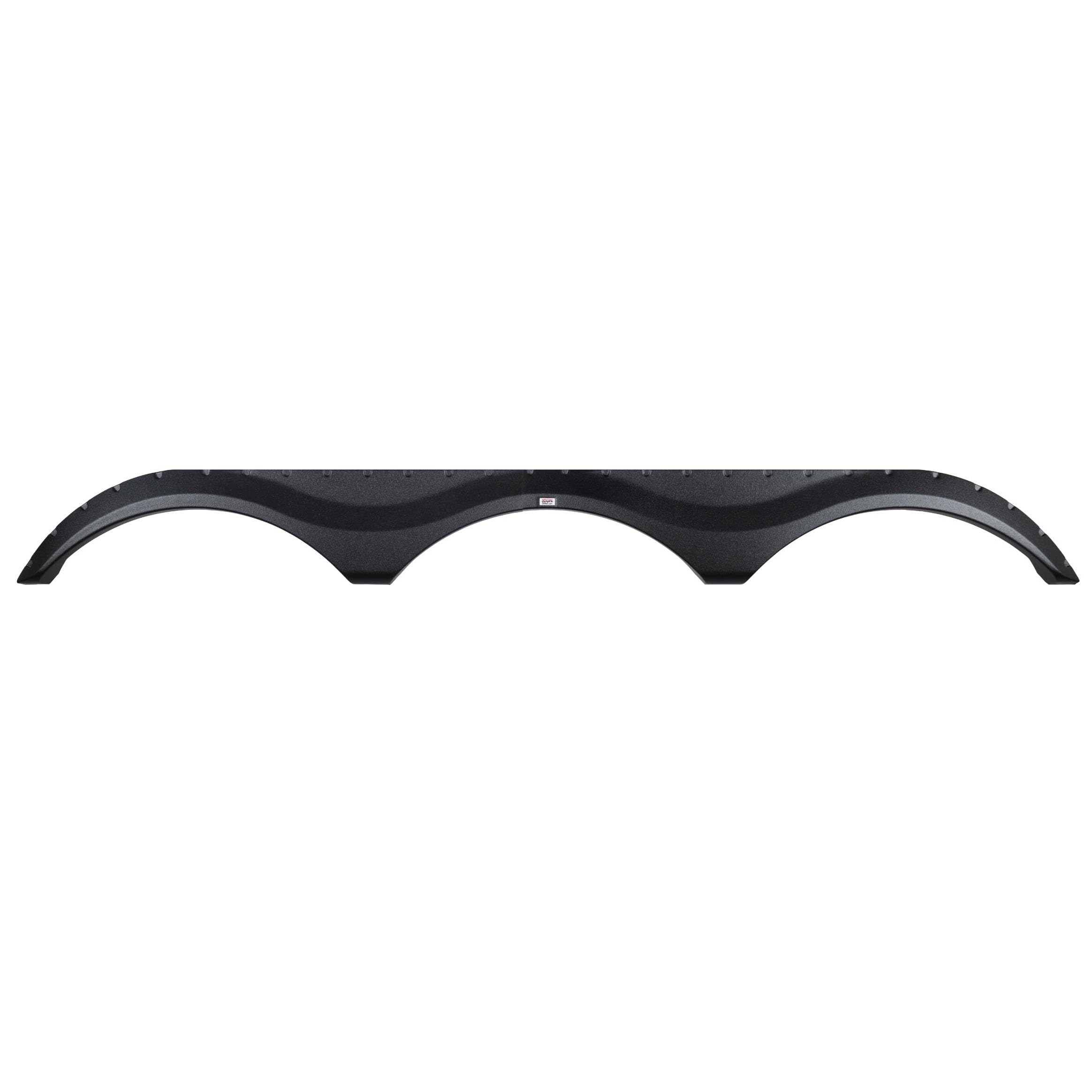 Triple Axle Fender Skirt ICON 15963 for Prime Time - Black