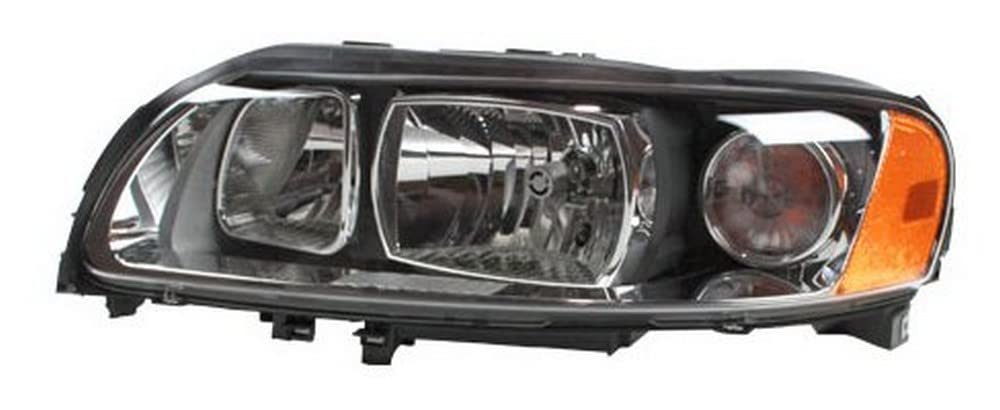 Left TYC Headlight Assembly Compatible with 2005-2009 Volvo S60
