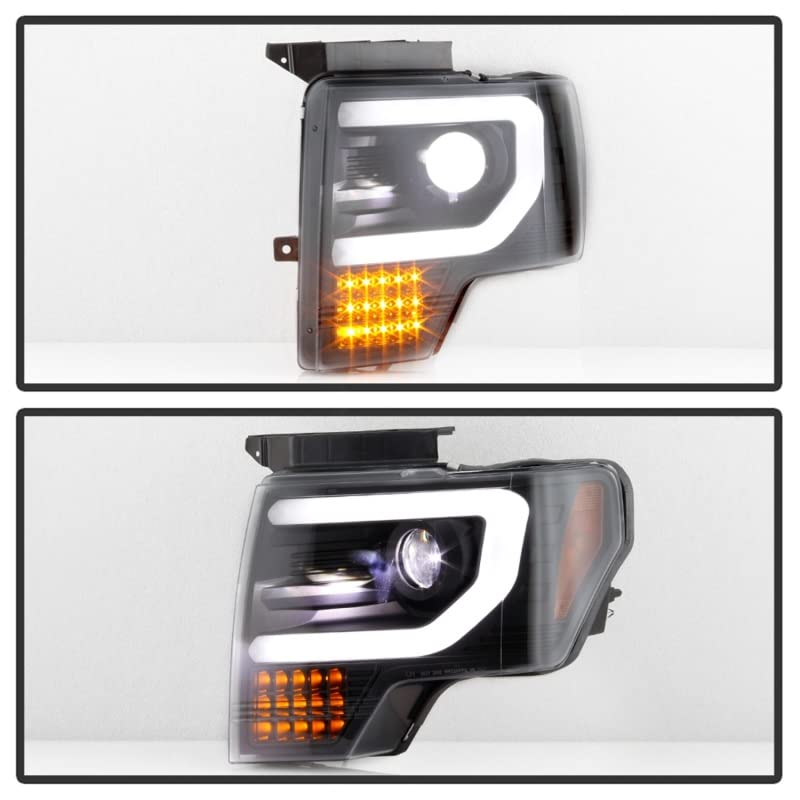 Projector Headlight Spyder - Apex (PRO-YD-FF15013AP-SEQ-BK)