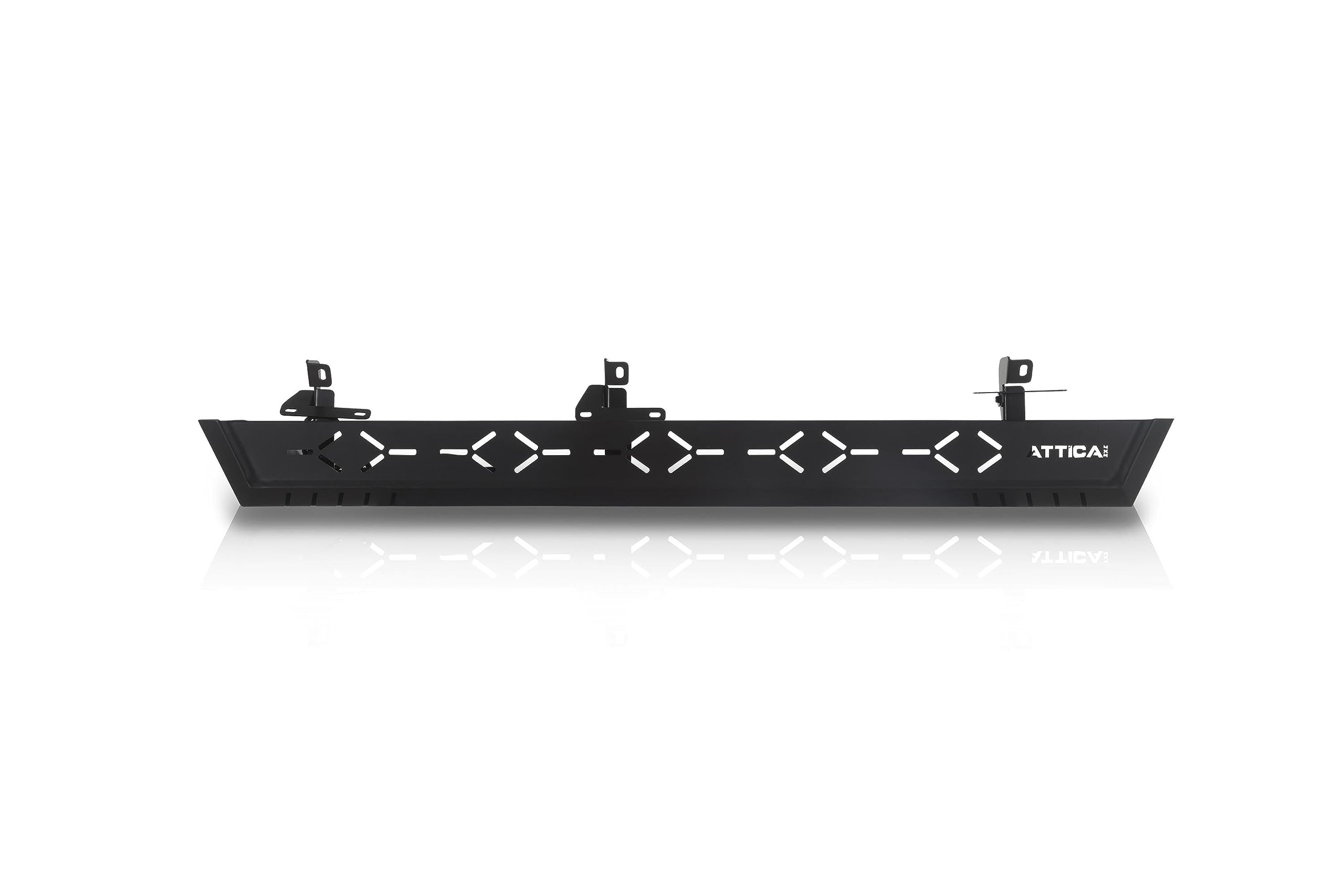 Attica4x4 Cobra Tek - Side Step w/Step Lights | Compatible with Ford Bronco (2021-2023) | Durable Steel Construction | Adventure-Ready Design | Textured Black Powder Coat.