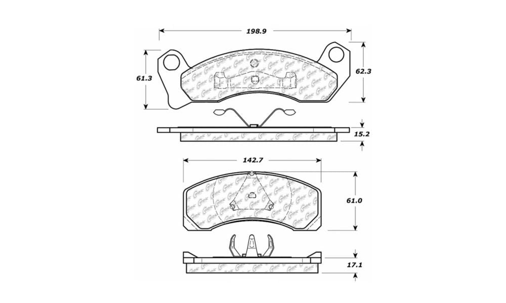Premium StopTech Brake Pad 300.04310