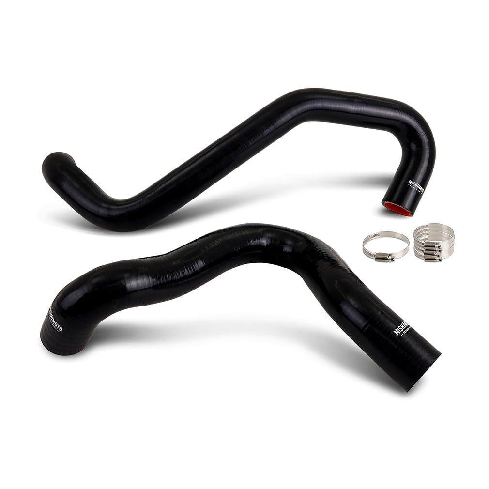 Mishimoto Coolant Hose Reroute Kit MMHOSE-F2D-01RRBK, Compatible with Ford Powerstroke 7.3L, 2001-2003