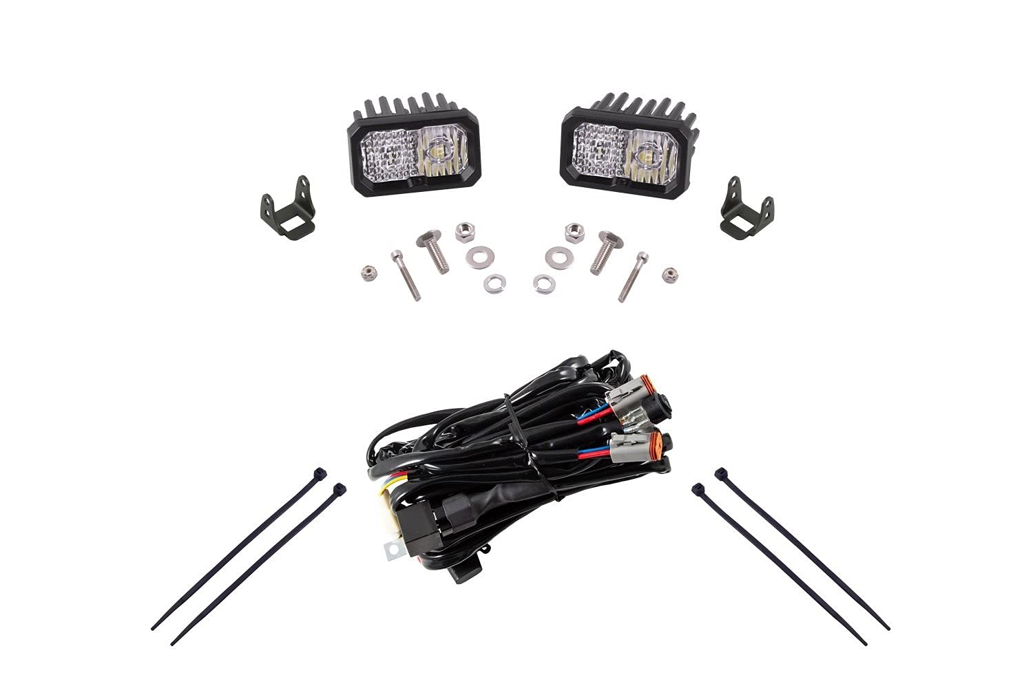 Diode Dynamics DD6748: LED Ditch Light Kit SS3 for 2010-2021 Toyota 4Runner Pro White Combo