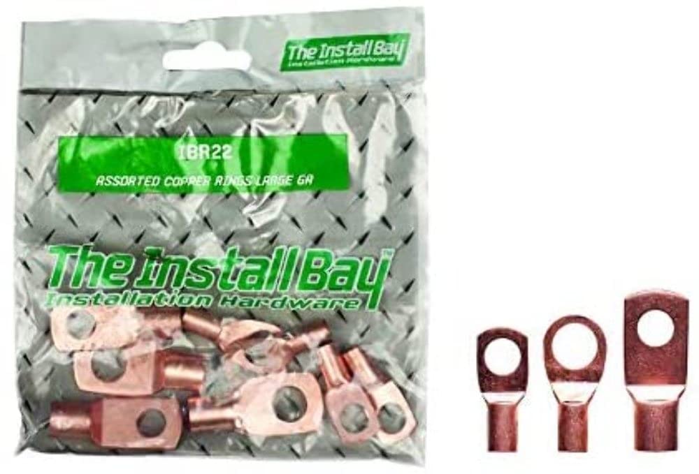 Large Gauge Copper InstallBay Assorted Rings - Retail Pack