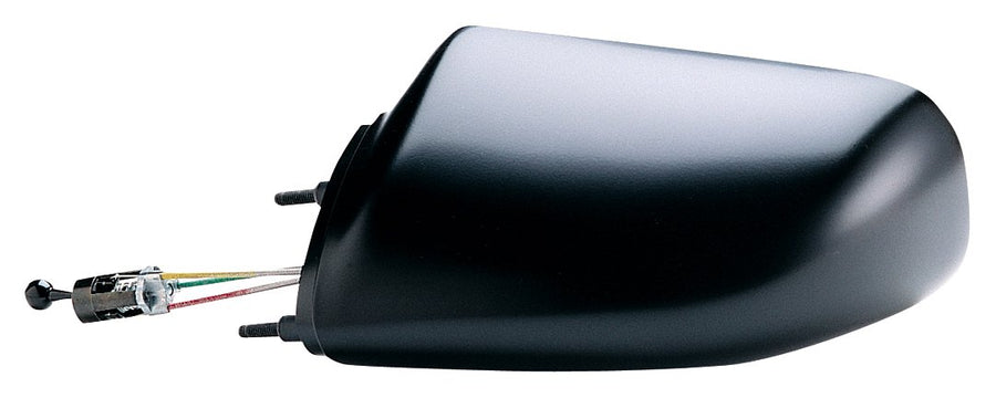 62532G Fit System Driver Side Mirror for Chevy Cavalier, Coupe, Sedan, Wagon, Pontiac Sunbird Coupe, Sedan, Wagon, Black, Non-Foldaway, Manual Remote