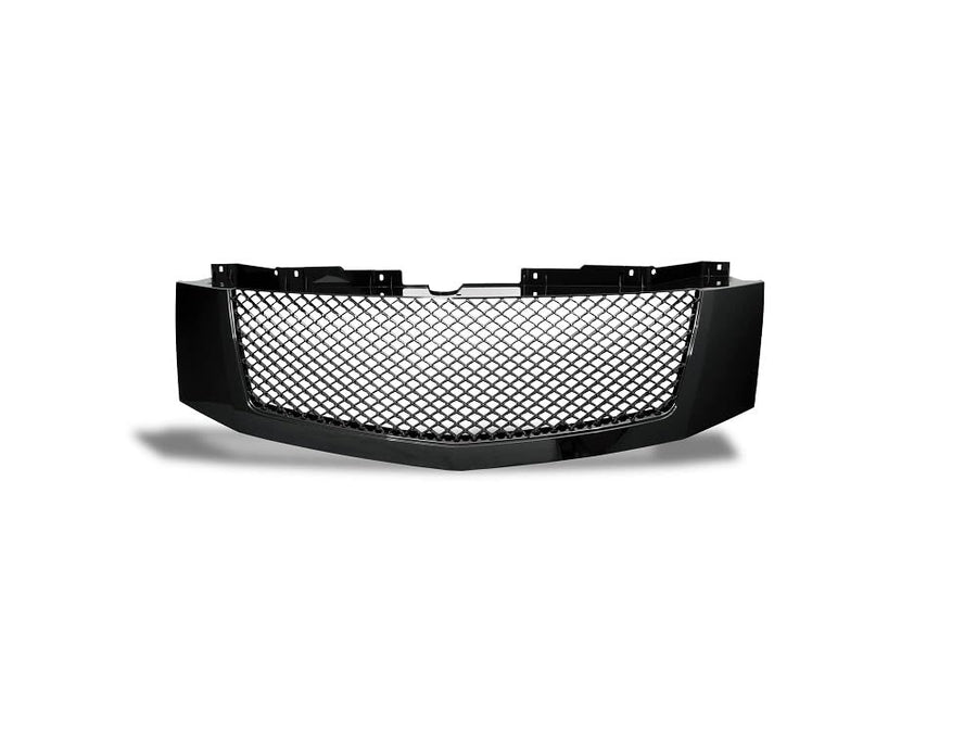 7146938 Armordillo USA Mesh Front Hood Grille - Gloss Black 2007-2014 Cadillac Escalade