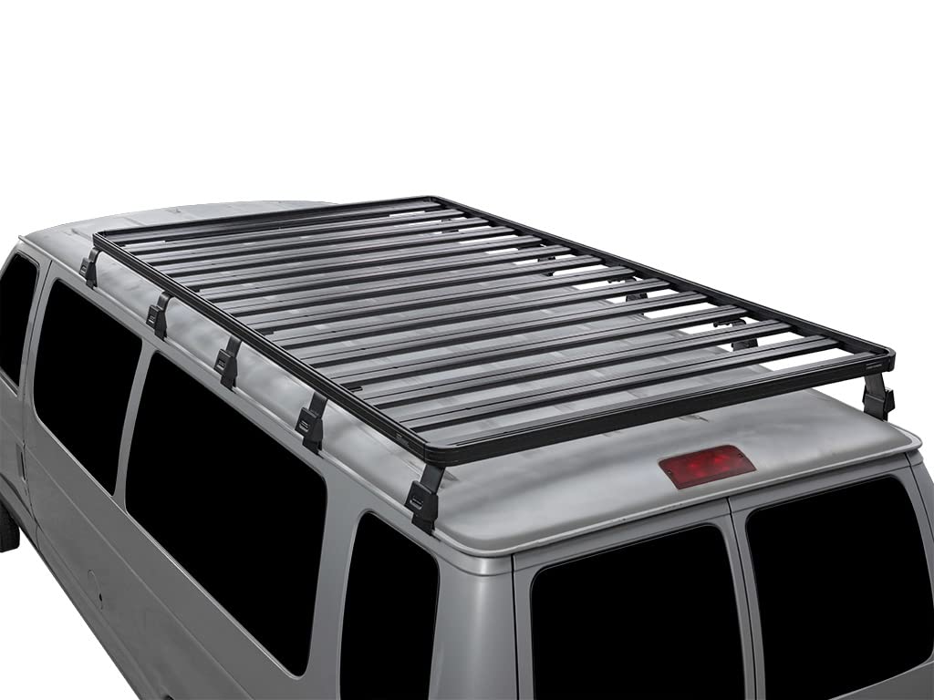 Slimline II Front Runner 3/4 Roof Rack Kit Compatible with Ford E150/E250/E350 Extended Cab (1992-2014)